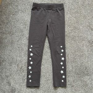 Ido size 7 leggings grey with silver stars